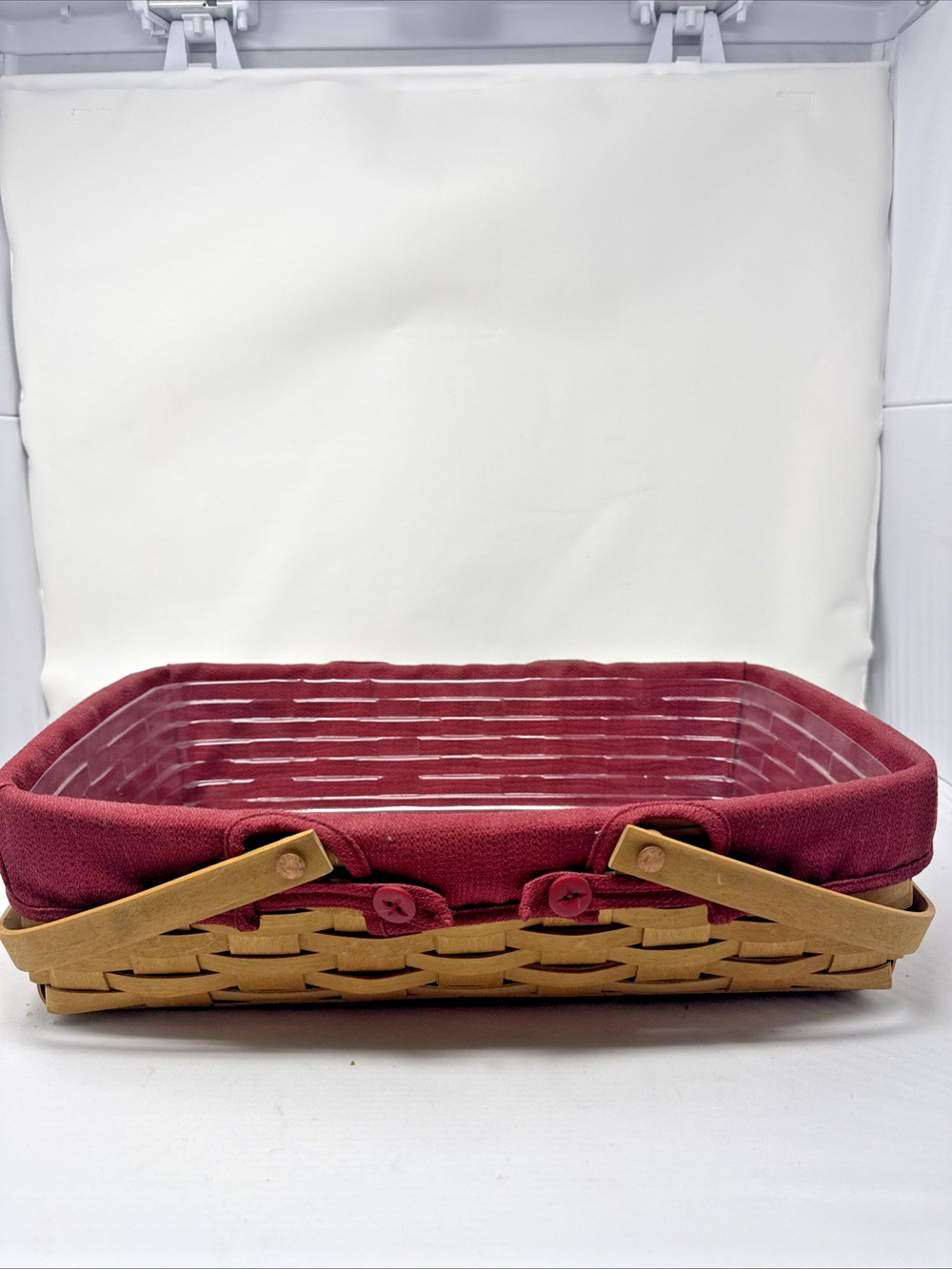 Longaberger Medium Gathering Basket Liner Protector Set 18"x11.5"x5"